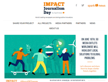 Tablet Screenshot of impactjournalismday.com